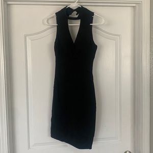 High-Neck Bodycon Dress